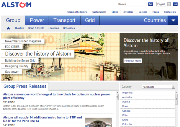 alstom corporate website